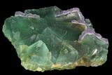 Green & Purple Fluorite Crystal Cluster - China #98064-1